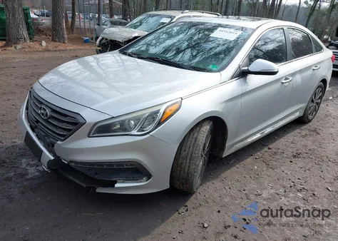 2016 Hyundai Sonata Sport z USA, uszkodzony, nr VIN 5NPE34AF1GH375870